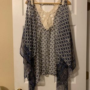 Woman’s sleeveless kimono